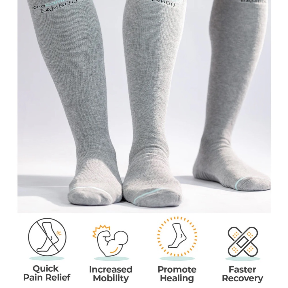Premium Bamboo Compression Socks - Picture 7 of 8